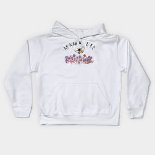 Mama Bee Mom Beekeeping Mother Kids Hoodie